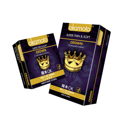 Okamoto - Kondom Crown Kotak 3