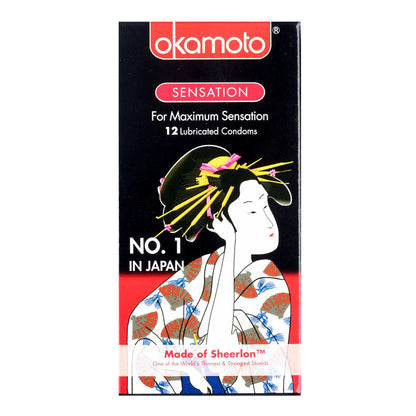 Okamoto - Kondom Sensation 12 Keping