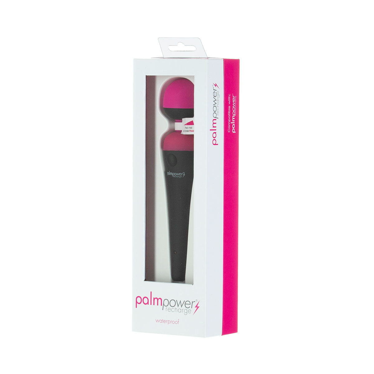PalmPower - Recharge Clitoral Wand Massager Pink