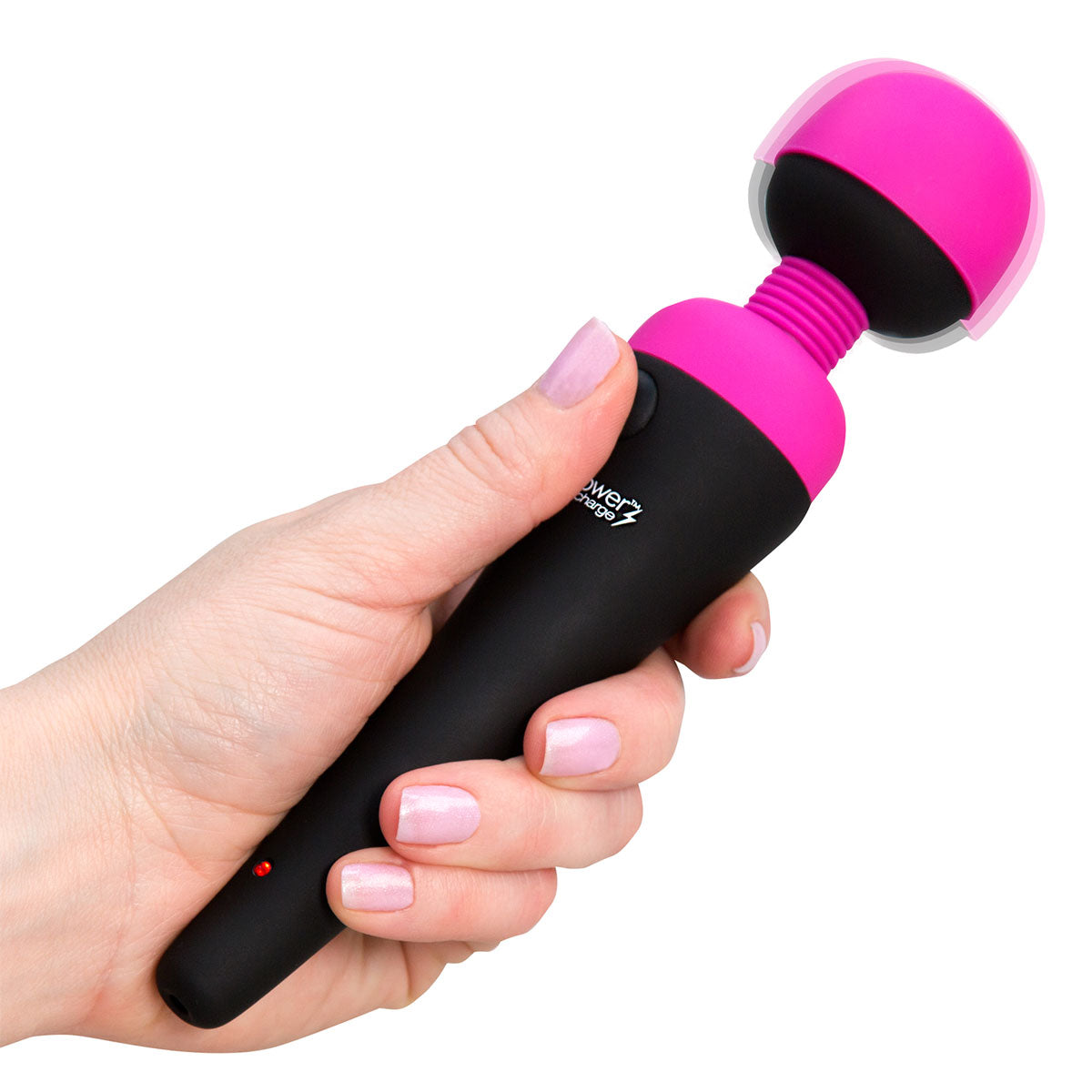 PalmPower - Recharge Clitoral Wand Massager Pink