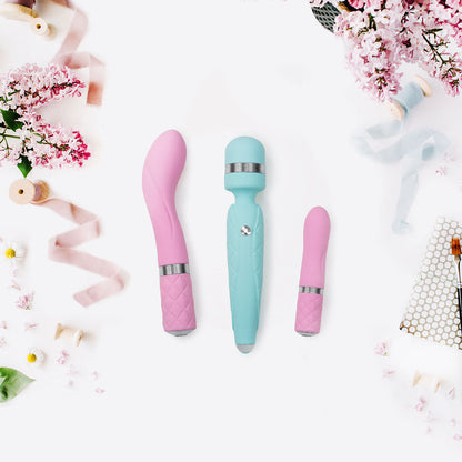 Pillow Talk - Penggetar G-spot Sassy Warna Biru Firus