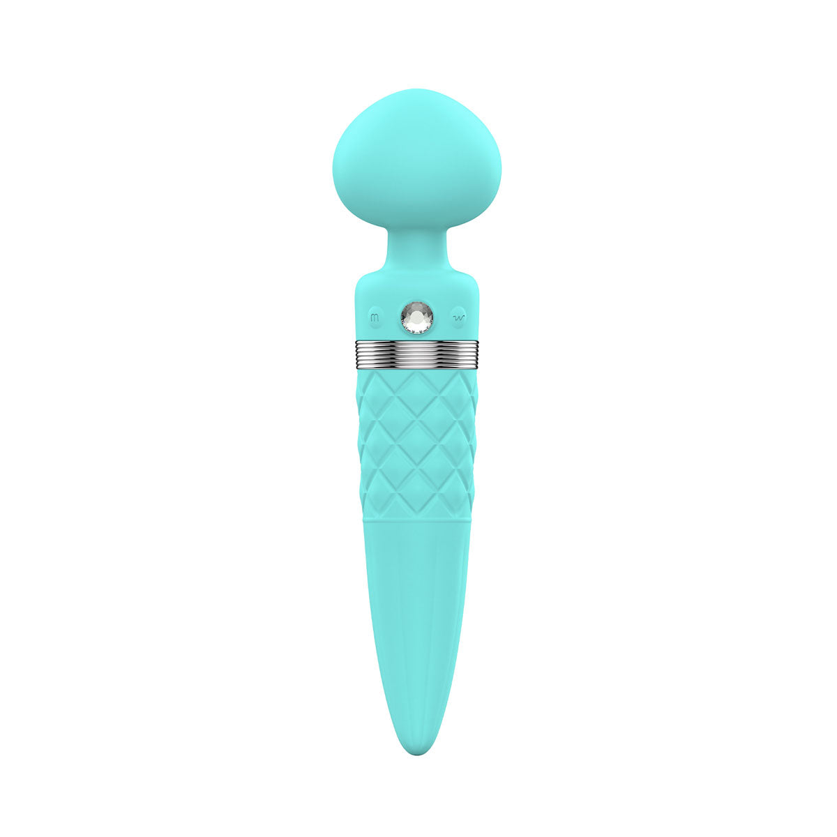 Pillow Talk - Sultry Dual-Ended Rotating and Warming Massager Teal