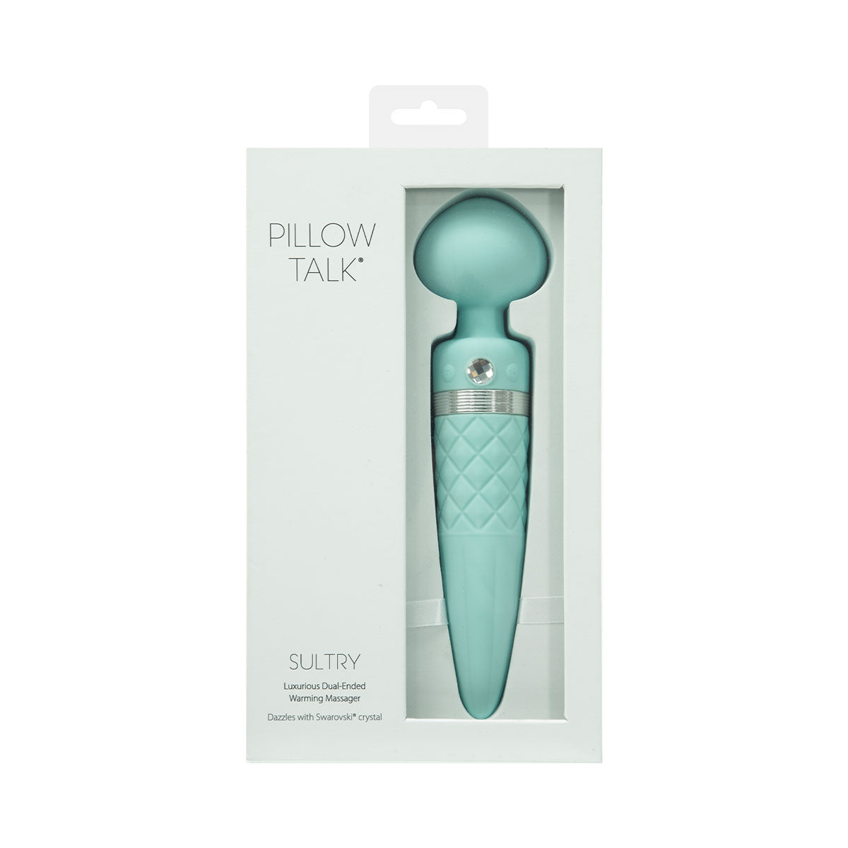 Pillow Talk - Sultry Dual-Ended Rotating and Warming Massager Teal