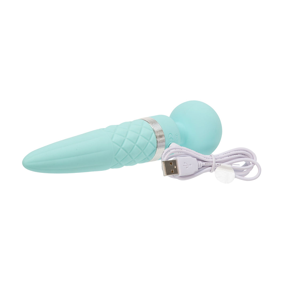 Pillow Talk - Sultry Dual-Ended Rotating and Warming Massager Teal