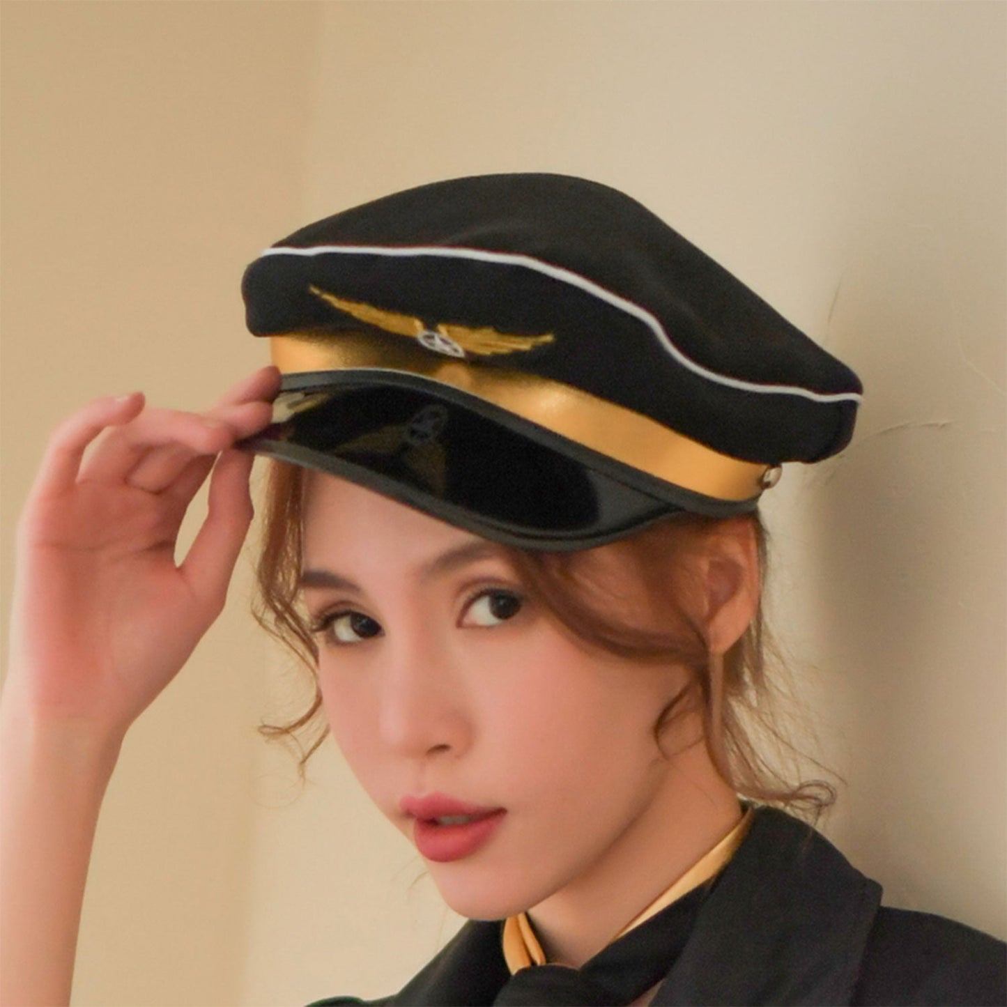 Ping Xian - Sexy Stewardess Uniform with Cap One Size