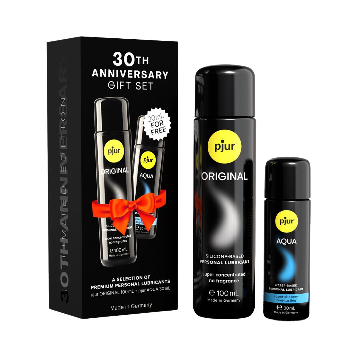 Pjur 30th Anniversary Lube Gift Set – Water-Based & Silicone Lubricants