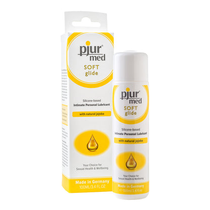 Pjur - Pelincir Berasaskan Silikon Ekstrak Jojoba Luncuran Lembut Med 100ml