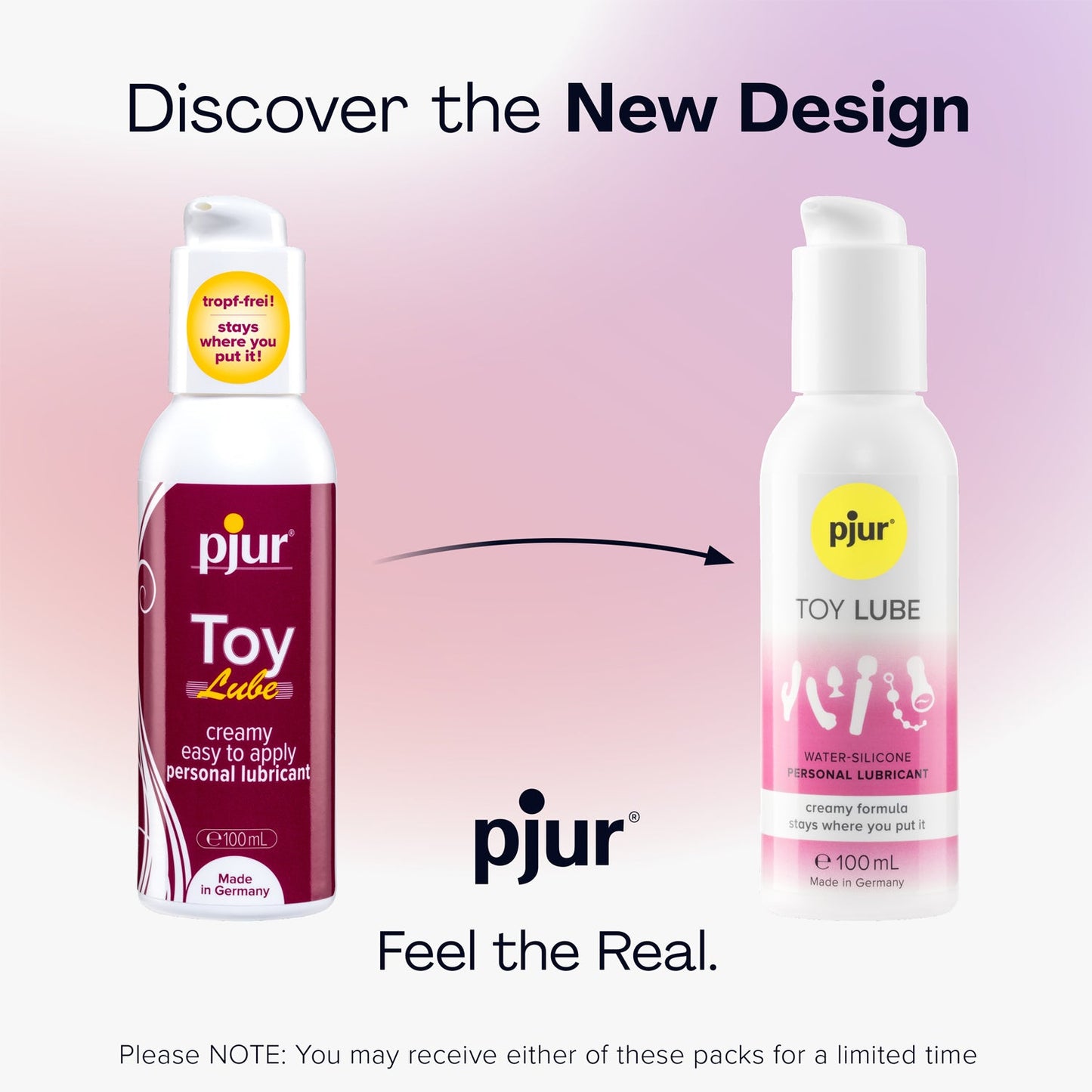 Pjur Toy Lube Hybrid – Toy-Safe Silicone-Water Blend Lubricant (100ml)