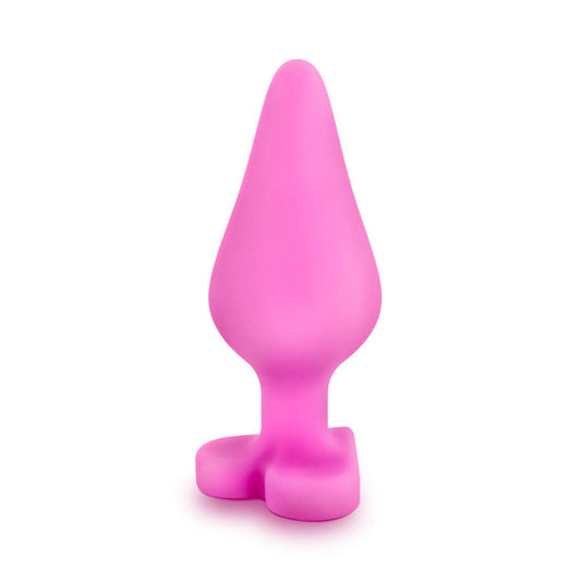 Play With Me - Naughty Candy Heart Be Mine 3.5 Inch Anal Plug Pink