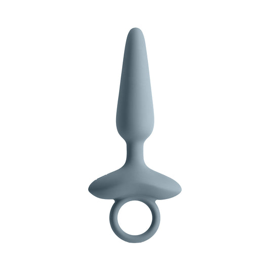 Renegade - Maverick Vibrating Silicone Anal Plug Gray