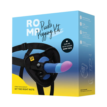 ROMP - Piccolo Hit The Right Note 5.5" Pegging Kit dengan Dildo dan Harness