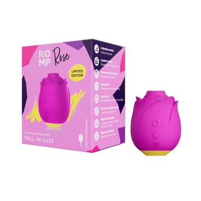 Romp - Rose Stimulator Klitoris Boleh Dicas Semula Fall in Lust (Ungu)