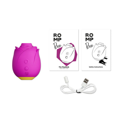 Romp - Rose Stimulator Klitoris Boleh Dicas Semula Fall in Lust (Ungu)