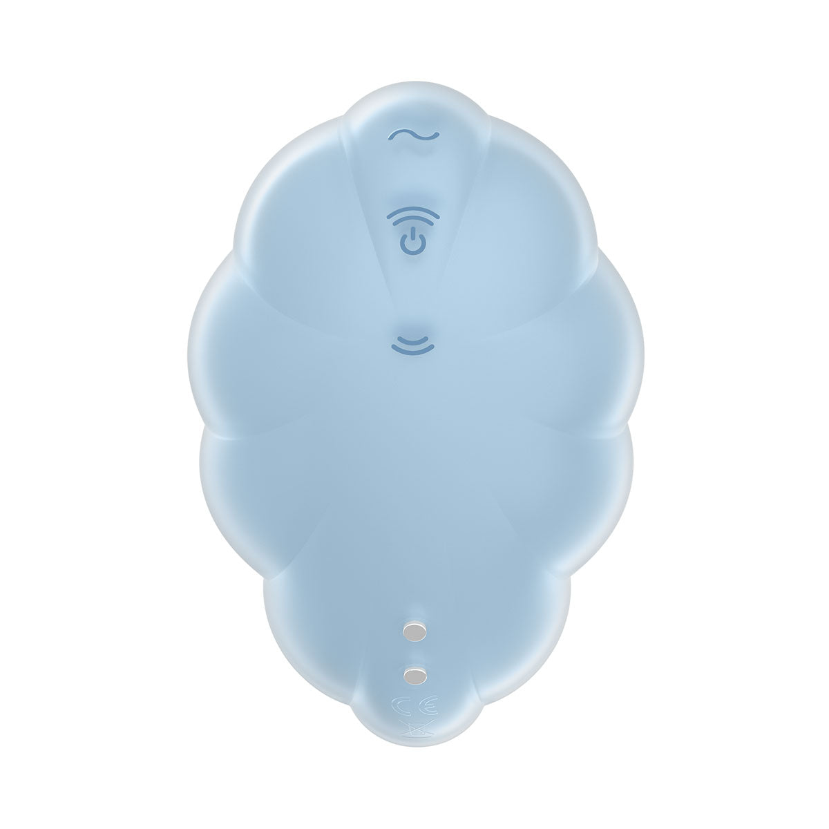 Satisfyer - Cloud Dancer Double Air Pulse Clitoral Vibrator Blue
