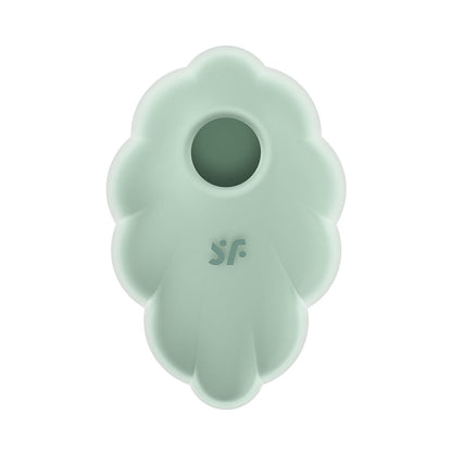 Satisfyer - Pemijar Kelentit Berdenyut Udara Berganda Cloud Dancer Mint