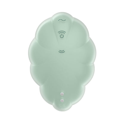 Satisfyer - Pemijar Kelentit Berdenyut Udara Berganda Cloud Dancer Mint