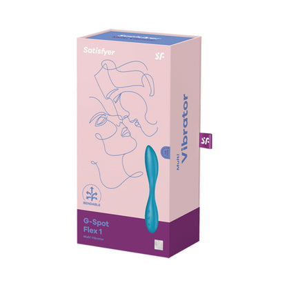Satisfyer - G-Spot Flex 1 G-Spot Penggetar Boleh Lentur Biru
