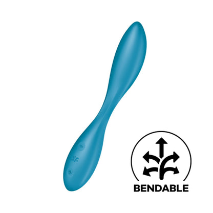 Satisfyer - G-Spot Flex 1 G-Spot Penggetar Boleh Lentur Biru