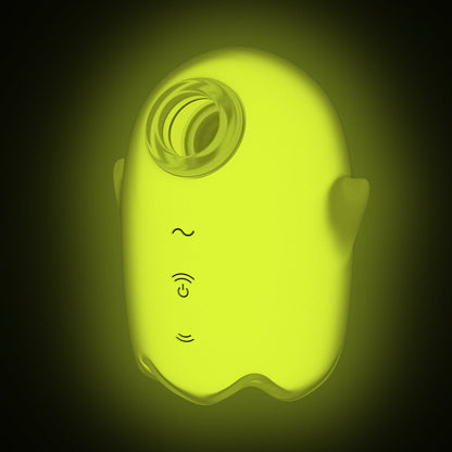 Satisfyer - Penggetar Klitoris Denyutan Udara Berganda Hantu Bercahaya Kuning