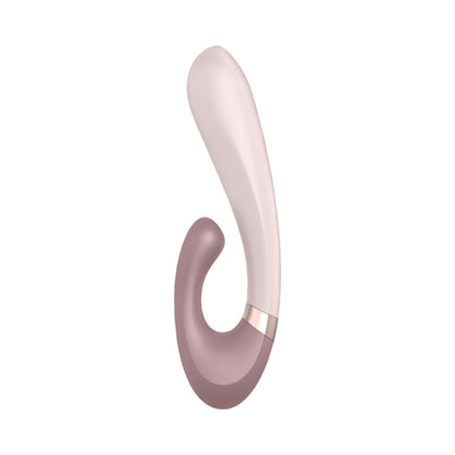 Satisfyer - Penggetar Klitoris dan Titik G Kawalan Aplikasi Heat Wave Merah Jambu Keunguan