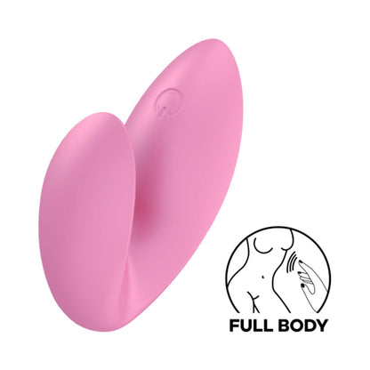 Satisfyer - Perusap Jari Silikon Love Riot Merah Jambu