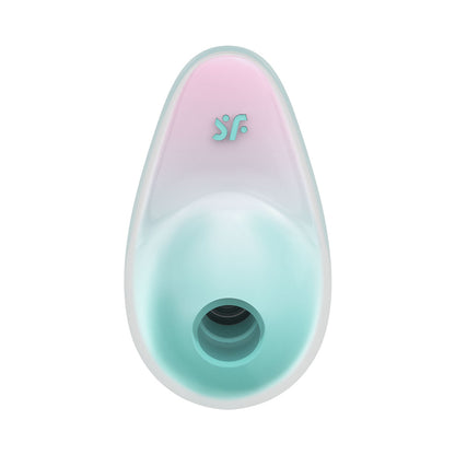 Satisfyer - Penggetar Kelentit Dwi Denyutan Udara Pixie Dust Merah Jambu Pudina