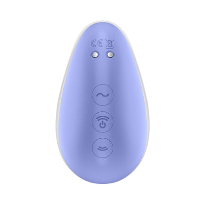 Satisfyer - Penggetar Klitoris Dwi Denyutan Udara Pixie Dust Violet Pink