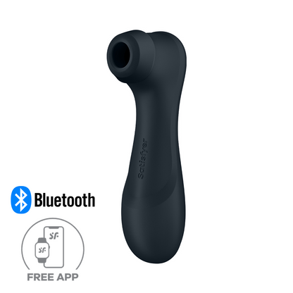 Satisfyer - Alat Penggetar Klitoris Kawalan Aplikasi Pro 2 Generasi 3 Hitam