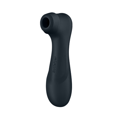 Satisfyer - Pro 2 Generasi 3 Penggetar Klitoris Denyutan Udara Berganda Hitam