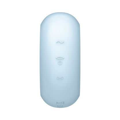 Satisfyer - Pro To Go 3 Penggetar Klitoris Denyutan Udara Berganda Biru