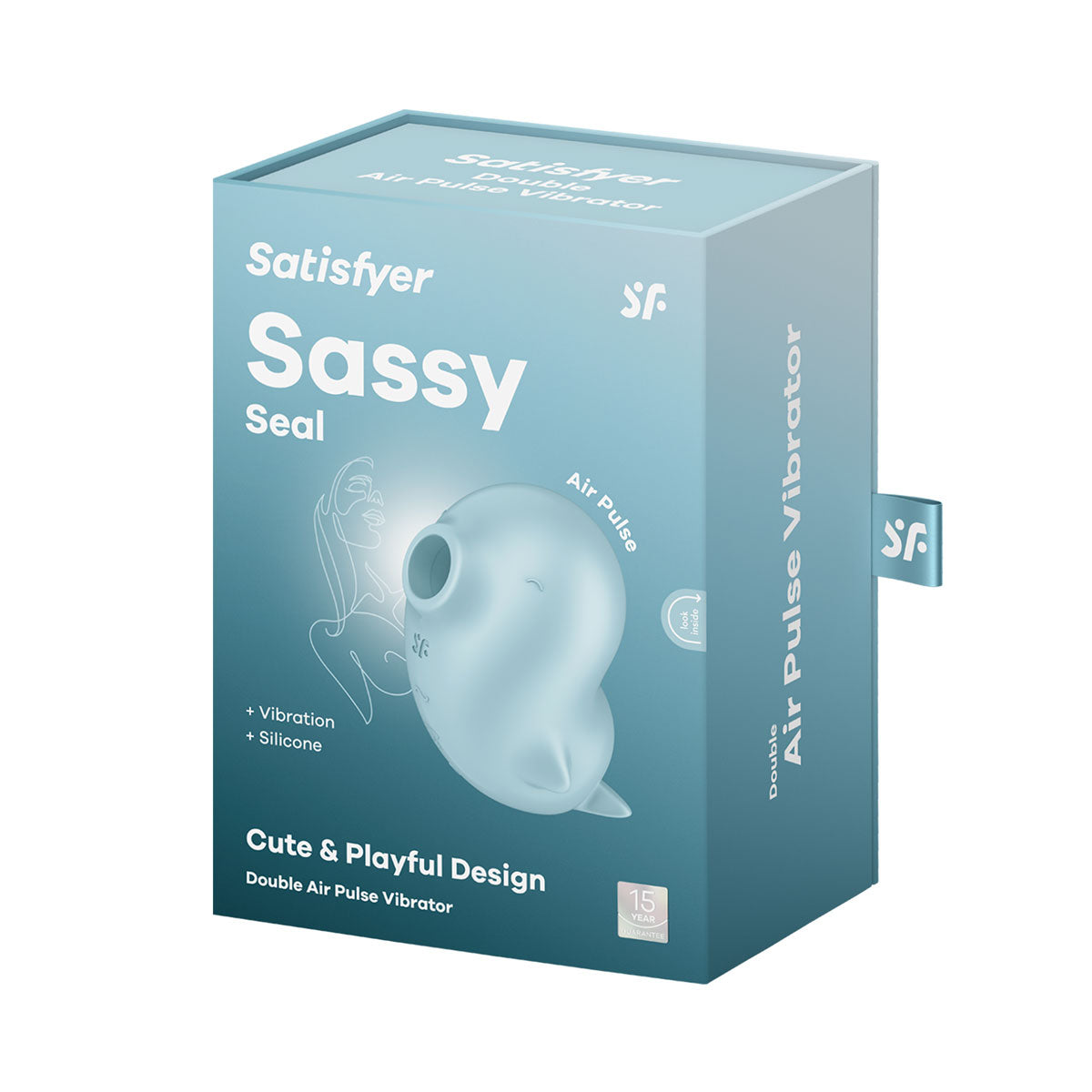 Satisfyer - Sassy Seal Double Air Pulse Clitoral Vibrator