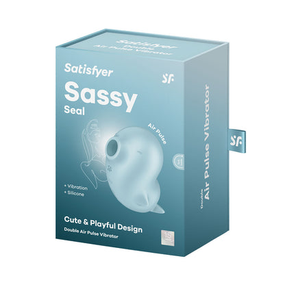 Satisfyer - Sassy Seal Penggetar Kelentit Dwi Denyutan Udara