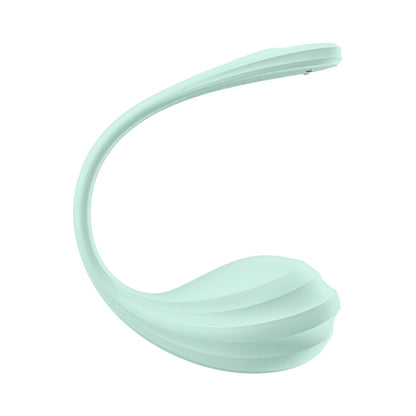 Satisfyer - Pemvibrasi Boleh Dipakai Kawalan Aplikasi Kelopak Licin Pudina