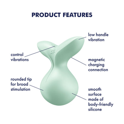 Satisfyer - Viva la Vulva 3 Penggetar Klitoris Lay-on Pudina