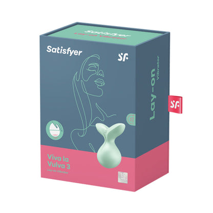 Satisfyer - Viva la Vulva 3 Penggetar Klitoris Lay-on Pudina