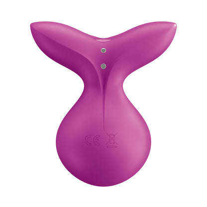 Satisfyer - Viva la Vulva 3 Vibrator Klitoris Letak Atas Ungu
