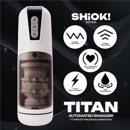 Syarikat Horny - Shiok - Titan Swagger Stroker Menolak dan Berputar Automatik