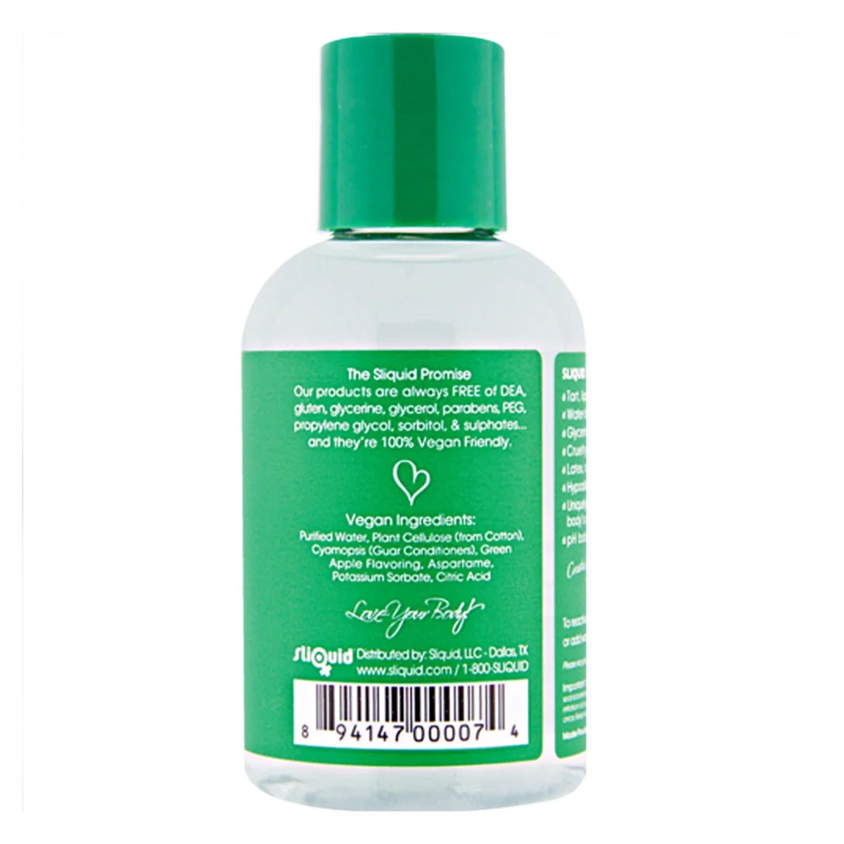 Sliquid - Swirl Natural Intimate Water Based Lubricant Green Apple 4.2 oz.