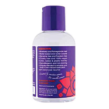 Sliquid - Swirl Pelincir Asas Air Intim Semulajadi Strawberi Delima 4.2 oz.