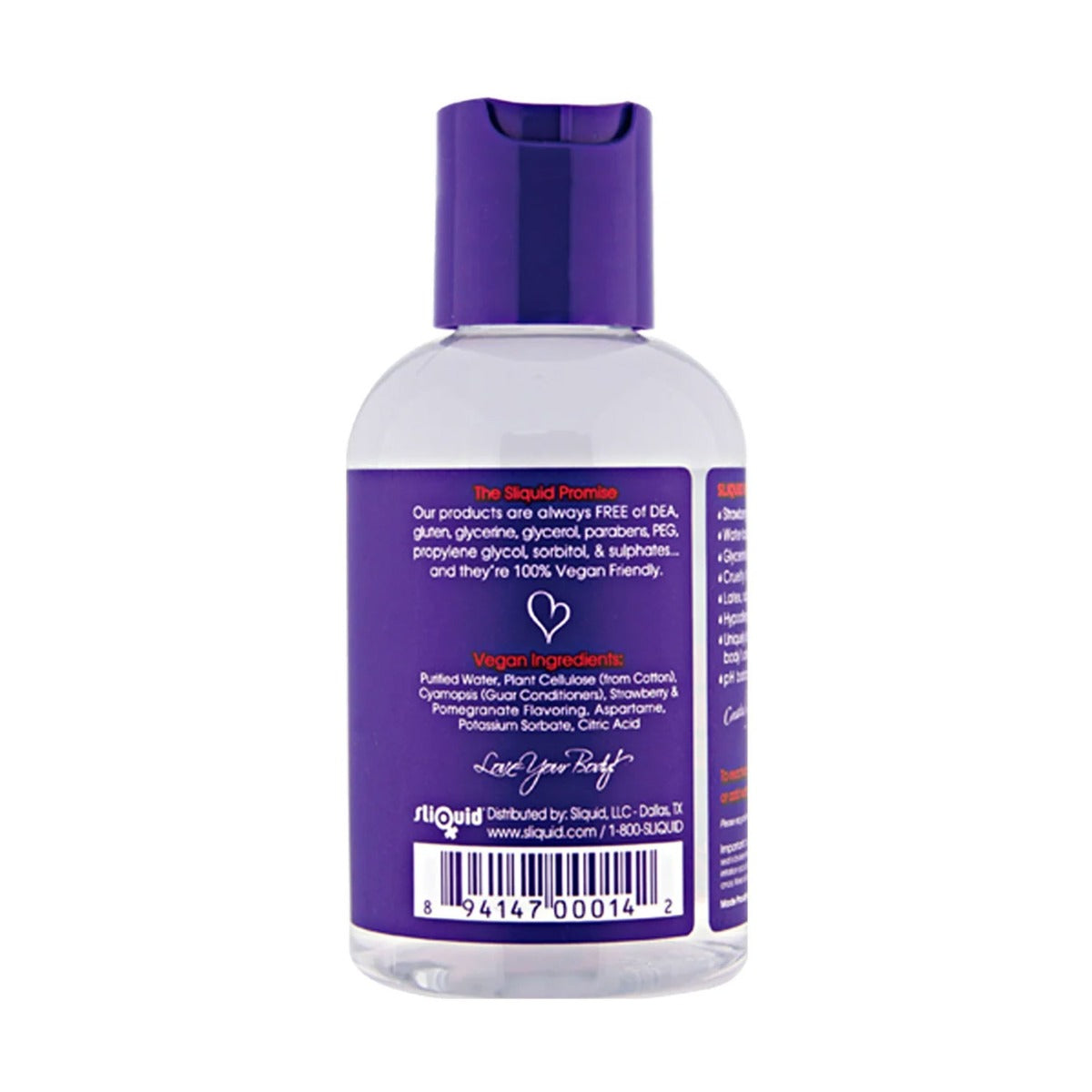 Sliquid - Swirl Natural Intimate Water Based Lubricant Strawberry Pomegranate 4.2 oz.