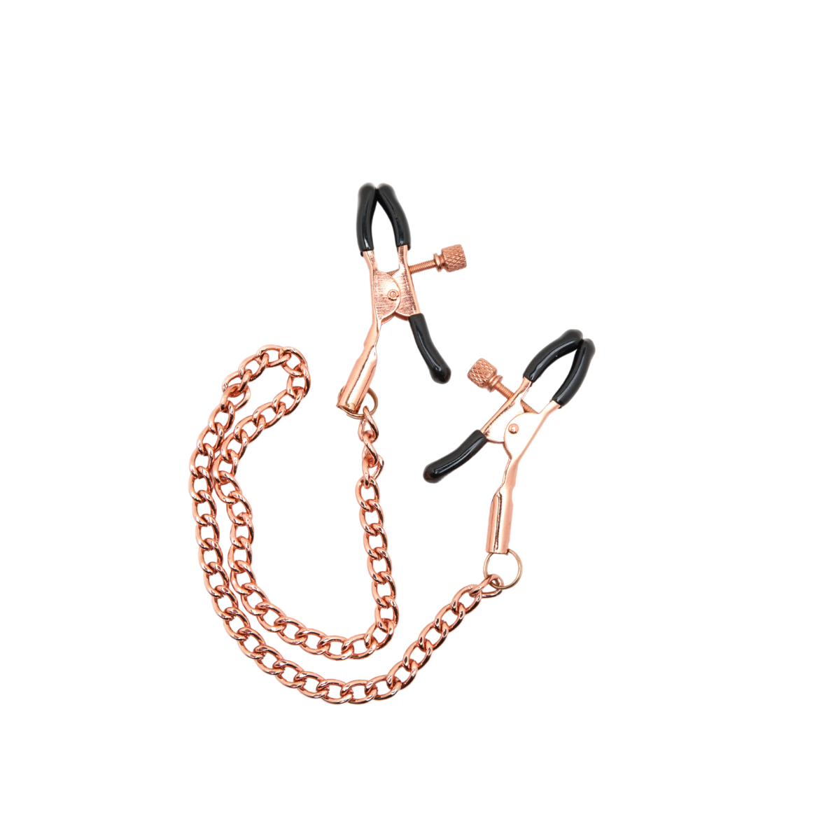 SM Club - Adjustable Rose Gold Nipple Clamps