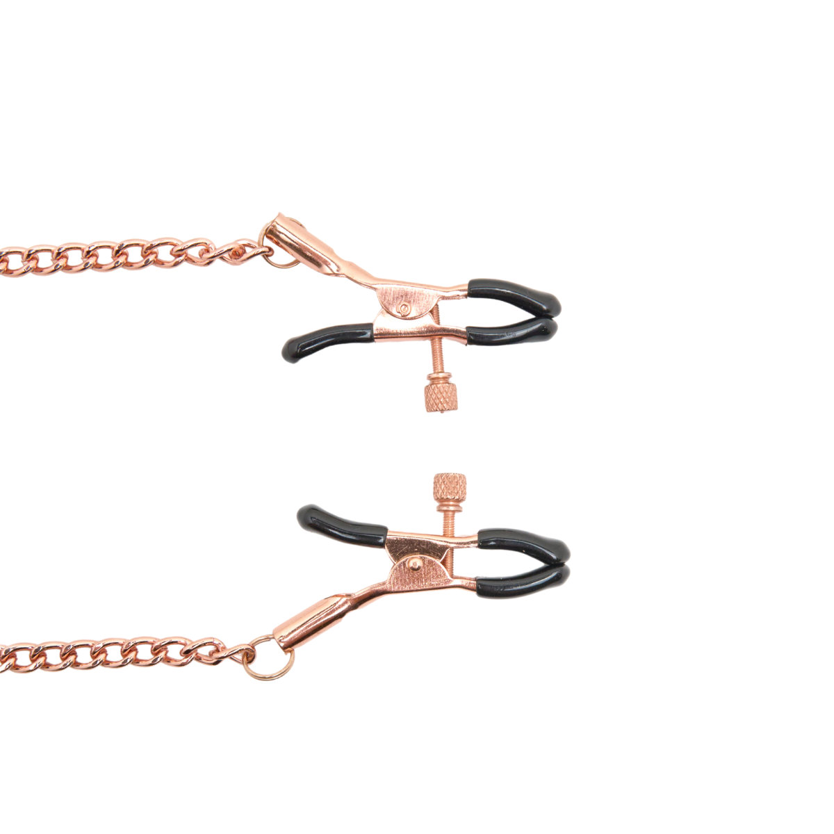SM Club - Adjustable Rose Gold Nipple Clamps