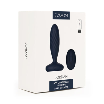 Svakom - Jordan Vibrator Dubur Pemicit Kawalan Aplikasi dengan Alat Kawalan Jauh