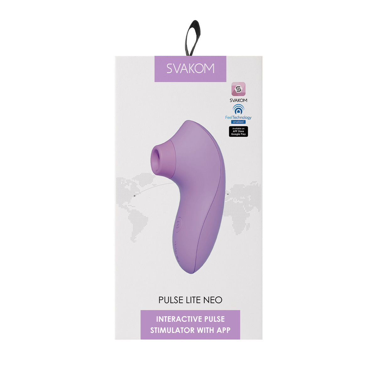 Svakom - Pulse Lite App-Controlled Neo Clitoral Stimulator Lavender