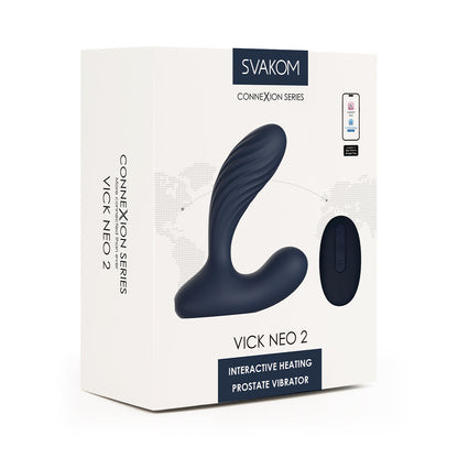 Svakom - Penggetar Prostat Pemanas Kawalan Aplikasi Vick Neo 2