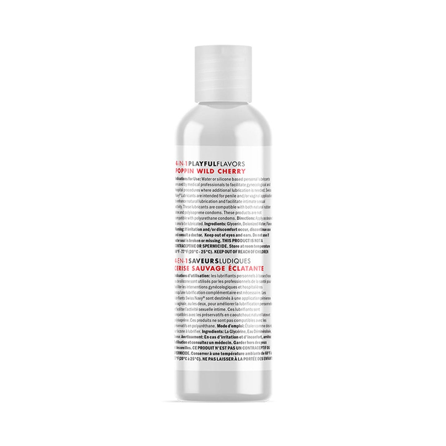 Swiss Navy - 4 in 1 Playful Flavors Poppin Wild Cherry Warming Lubricant 30ml