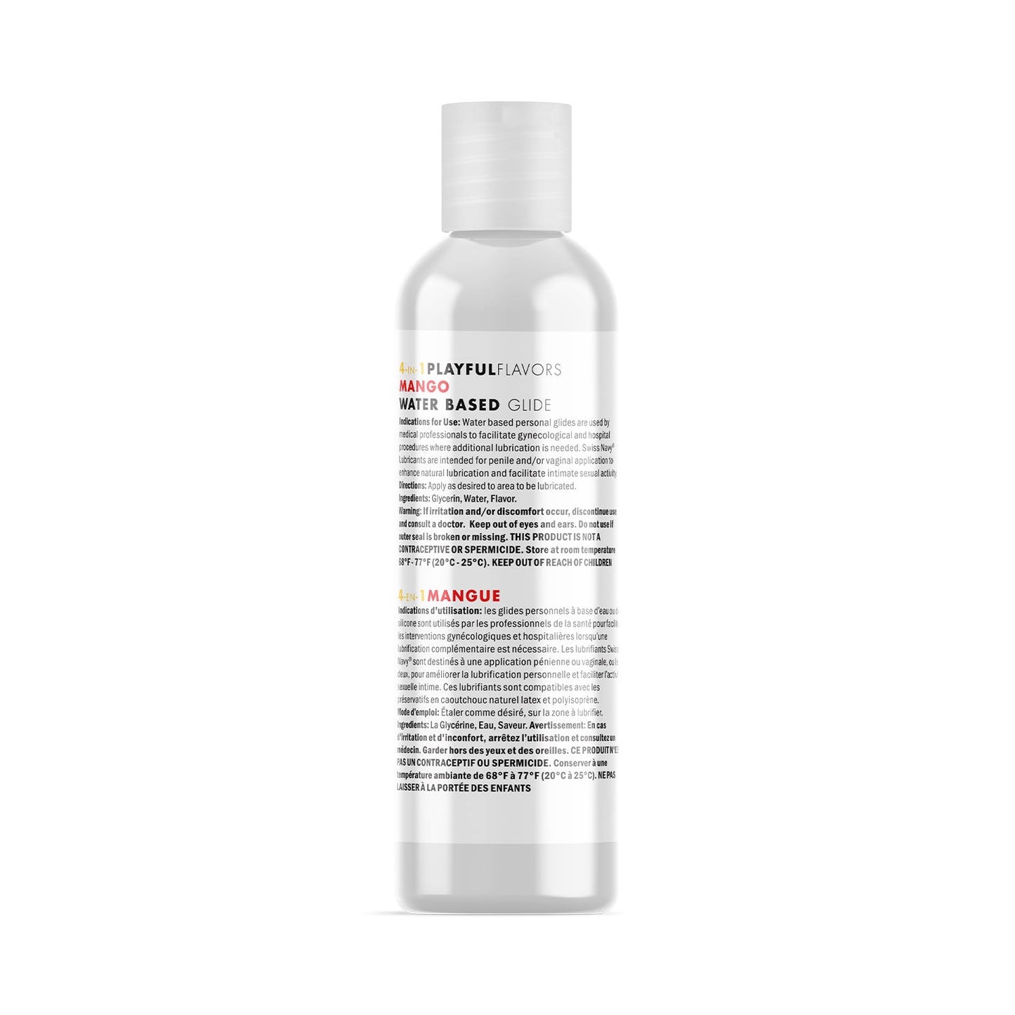 Swiss Navy - 4 in 1 Playful Flavors Mango Pleasure Warming Lubricant 29.5 ml