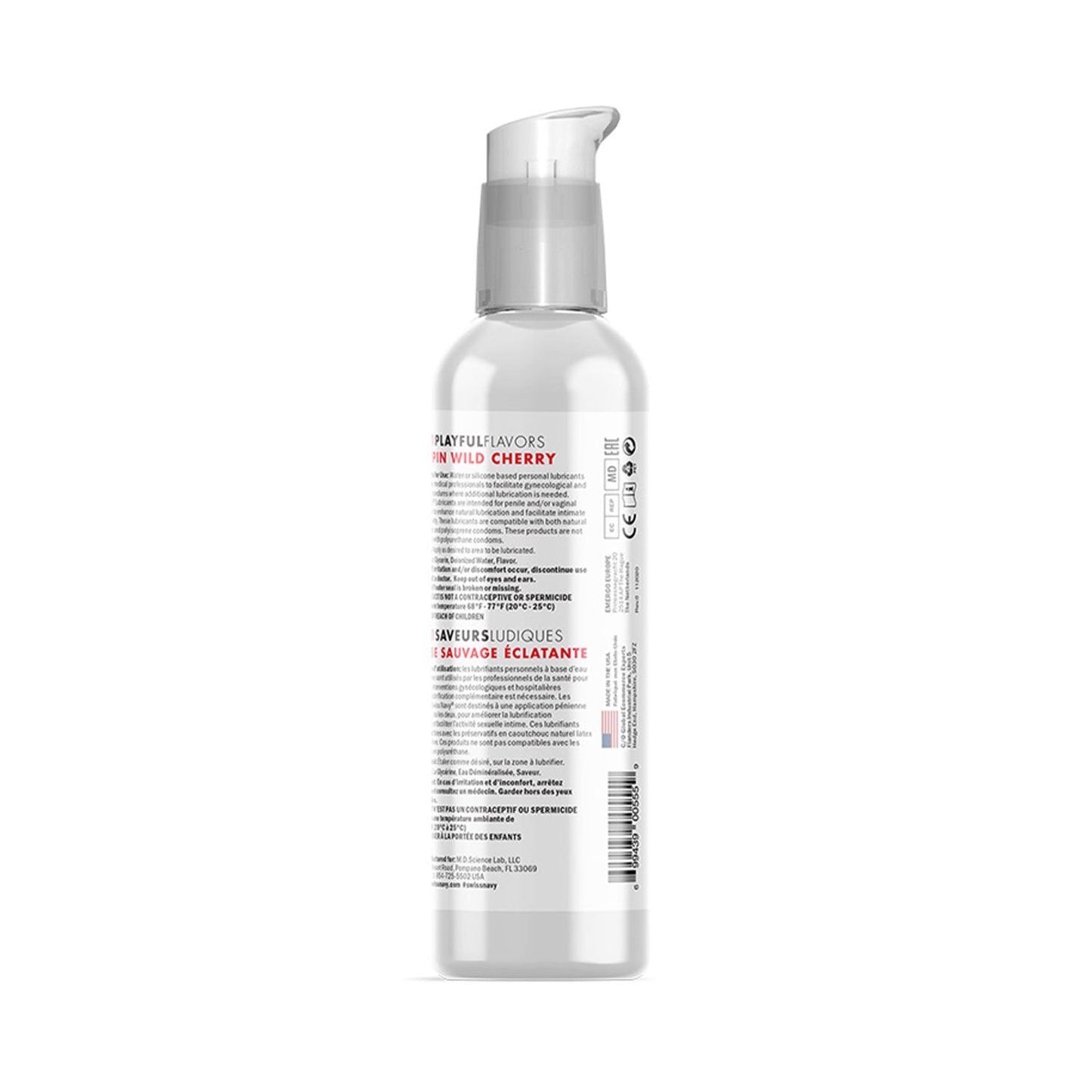 Swiss Navy - 4 in 1 Playful Flavors Warming Lubricant Poppin Wild Cherry 118ml *