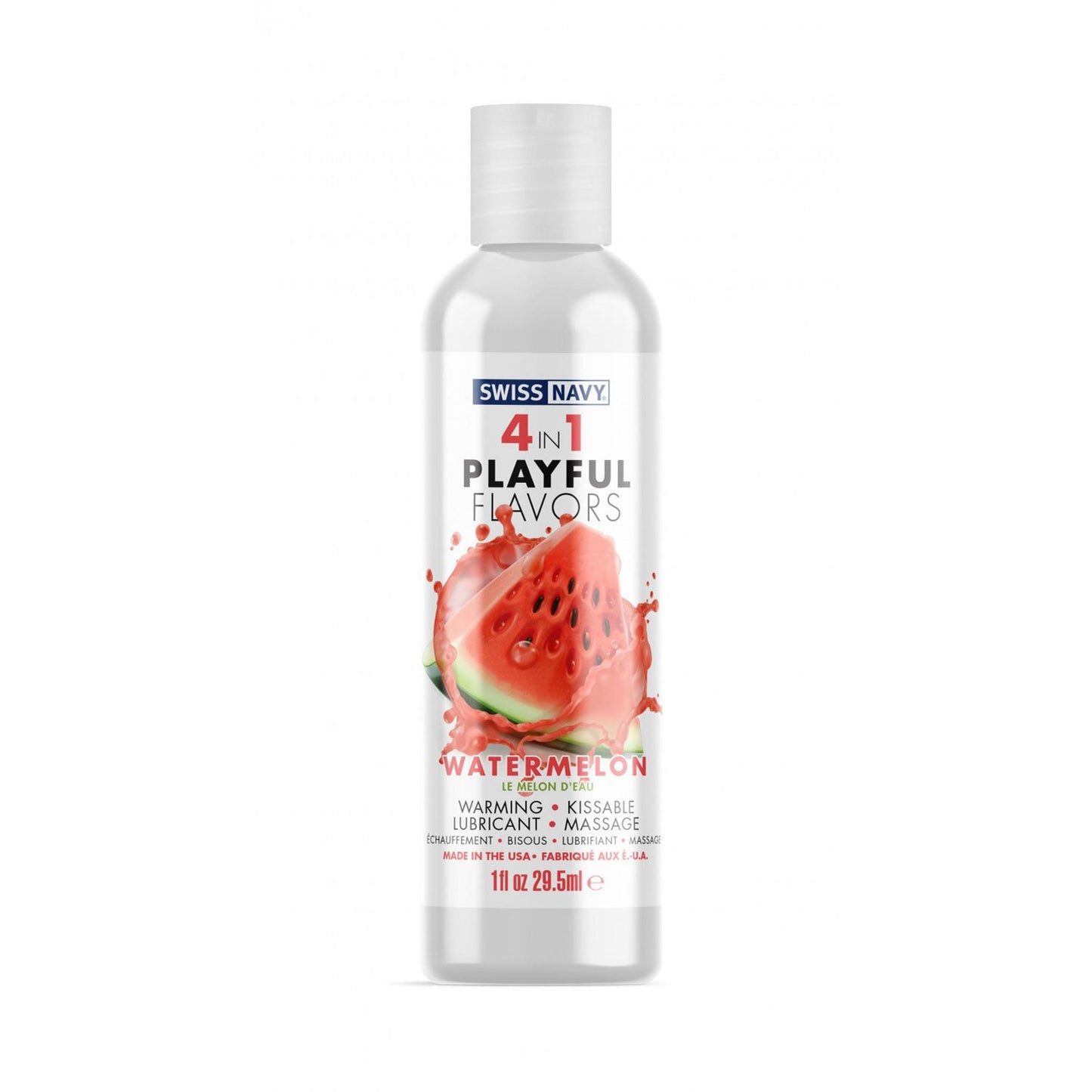 Swiss Navy - 4 in 1 Playful Flavors Warming Lubricant Watermelon 30ml