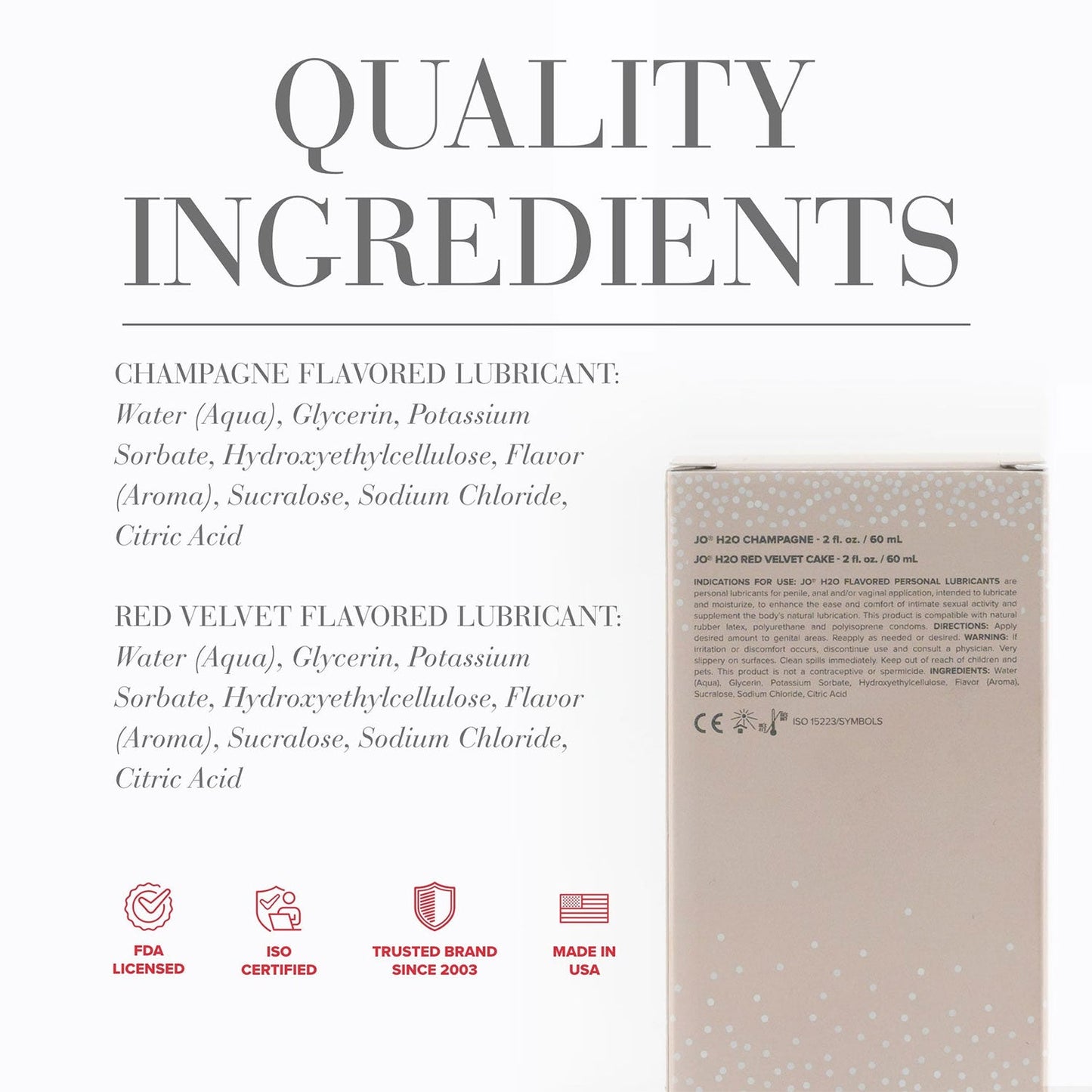System Jo - Champagne Flavoured and Water-based Lubricant 60 ml